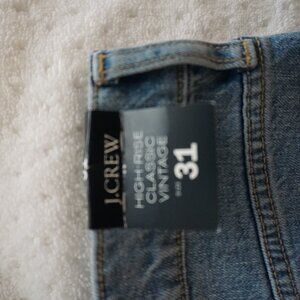 High waisted  size 31 JCrew Jeans New with Tags-Womens- Never worn